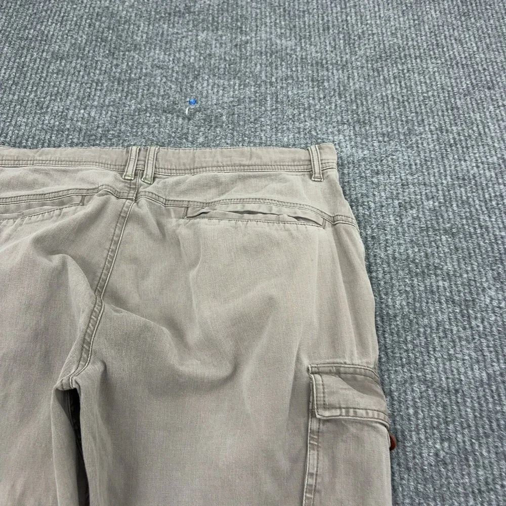 L.L. Bean Cargo Pants Mens 34x29 Brown Cotton BeanFlex Classic Fit Utility Style